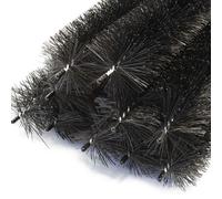 Wiltec Barriera anti piccioni e Spazzola per grondaie 10 scovoli 12 m Ø 10,5 cm