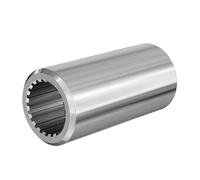 Wiltec Boccola per Albero cardanico Tipo D 100mm per Giunto scanalato da 1 3/8" 21D 21 scanalature Trattore