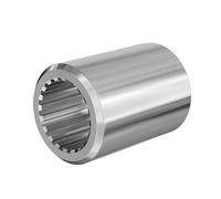 Wiltec Boccola per Albero cardanico Tipo E 80mm per Giunto scanalato con 1 3/4" 20D 20 scanalature Trattore