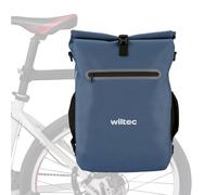 Wiltec Borsa per bici 4in1 20 l blu impermeabile con scomparto laptop