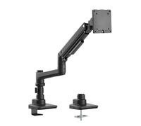 Wiltec Braccio monitor da scrivania Supporto per schermi da 17 a 49" conforme a VESA, con molla a gas