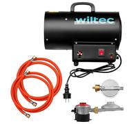 Wiltec Cannone aria calda a gas 30 W Riduttore di pressione gas Spagna 700 mbar