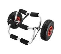 TTCarrello da trasporto pieghevole per kayak e canoe In alluminio Max 45 kg