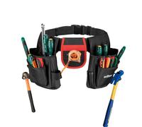Wiltec Cintura attrezzi 17 tasche 25 kg Elettricista Carpentiere Giardinaggio