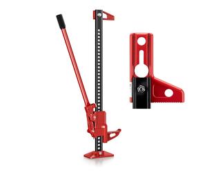 Wiltec Cric Set compatto base Martinetto 3000 kg 76cm Morsetto superiore SUV ATV