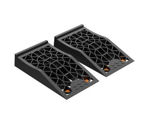 Wiltec Cunei livellatori auto veicoli 2 pz. max 3 t Rampa di livellamento in plastica