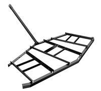 Wiltec Erpice livellatore prato terreno 84“ per trattori compatti 1220x207x10 cm