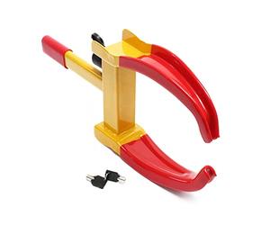 Wiltec Ganascia blocca ruota antifurto 175-225 mm Morsa di serraggio