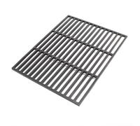 Wiltec Griglia in ghisa per camino 30 x 44,5 cm, griglia in ghisa per barbecue a carbone e a gas, piastra in ghisa per carne, pesce, verdure