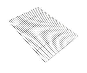 Wiltec Griglia rettangolare in acciaio inox 60 x 40 cm per barbecue a carbone e a gas