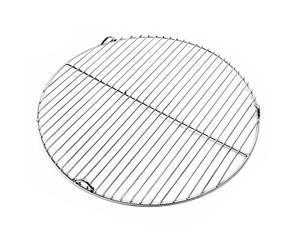 Wiltec Griglia rotonda in acciaio inossidabile 44,5 cm per barbecue a carbone e a gas
