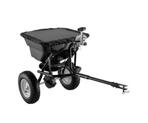 Wiltec GT1507 Carrello spargitore trainato da 29 l per trattorini Spandiconcime Spargisale