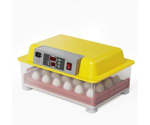 Wiltec Incubatrice automatica per 24 uova, con regolazione temperatura e umidità, Covatrice