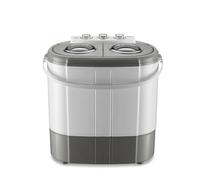 Wiltec Lavatrice da camper 230 W 60 x 36 x 60 cm, lavatrice portatile con centrifuga, lavatrice da campeggio Capacità di lavaggio 3 kg/centrifuga 2 kg