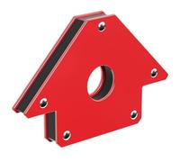 Wiltec Magnete per saldatura con forza di tenuta di 32 kg, 190 x 120 x 26 mm, Angolo di saldatura a 45°, 90° e 135°, tiene uniti i pezzi da saldare