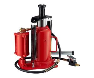 Wiltec Martinetto Idraulico a Bottiglia 20t 260-510mm Uso Pneumatico e Manuale Cric