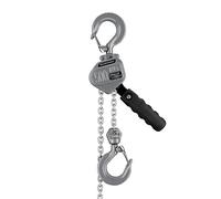 Wiltec Mini paranco a catena manuale VM0.5 Max 500 kg Altezza 1,5 m alluminio