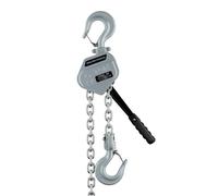 Wiltec Mini paranco a catena manuale VM3 Max 3 t Altezza 1,5 m alluminio