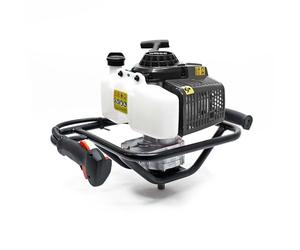 Wiltec Mototrivella a benzina, motore 3 CV di 2.2kW e 63,3 ccm, Trivella a scoppio compatibile con coclee ø 100-300 mm