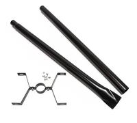 Wiltec Palo di supporto per cassetta delle lettere stile americano Cassetta della posta