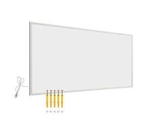 Wiltec Pannello radiante a infrarossi 700W 1220x620x15 mm, Pannello elettrico per riscaldamento IR
