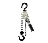 Wiltec Paranco a leva 1 t x 1,5 m, paranco a catena compatto con impugnatura girevole a 360°, per lavori di sollevamento in spazi ristretti