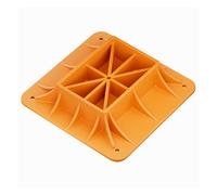 Wiltec Piastra di appoggio per binda, base antisprofondamento per martinetto Hi-Lift 29,2 x 29,2 cm, base per Farm Jack in plastica, piastra base fuoristrada