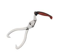 Wiltec Pinze per legna, capacità fino a 100 kg, pinze forestali in acciaio e TPE da 44 cm, pinza per tronchi fino a Ø 30 cm