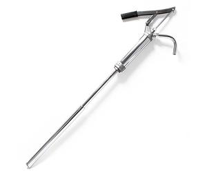 Wiltec Pompa manuale per travaso gasolio in alluminio 16-18 l/min Pompa per fusti raccordo G2