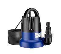 Wiltec Pompa sommersa 400 W, pompa per acque reflue con portata max 7000 l/h, pompa a immersione, prevalenza max 7 m