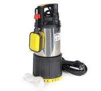 Wiltec Pompa sommersa acciaio inox, 850W, 5000 l/h, prevalenza 20 m, Elettropompa a immersione per pozzi