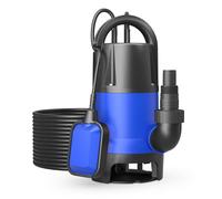 Wiltec Pompa sommersa acque nere 1100 w 15000 l/h Elettropompa a immersione per
