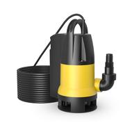 Wiltec Pompa sommersa acque nere 8000 l/h 400 w prevalenza 5 m Elettropompa a im