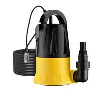 Wiltec Pompa sommersa con sensore 400 W, pompa a immersione per acque chiare con