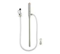Wiltec Pompa travaso liquidi a batteria con USB, portata 12 l/min, pompa per benzina, diesel, olio e acqua, impianto di travaso con protezione contro le perdite e alimentazione tramite USB-C