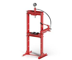 Wiltec Pressa idraulica da officina 12t Pressa professionale a telaio per cuscinetti con manometro