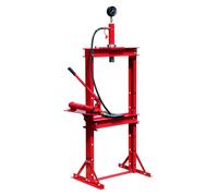 Wiltec Pressa idraulica da officina 20t a telaio professionale con manometro