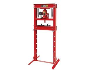 Wiltec Pressa idraulica da officina 20t Pressa a telaio per cuscinetti con manometro