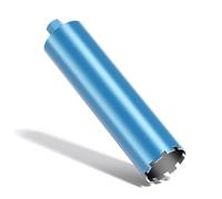 Wiltec Punta diamantata per carotatrice Ø 127 mm, lunghezza 450 mm, UNC 1¼, ingranaggio a denti elicoidali, per carotaggio a umido, corona diamantata per calcestruzzo, pietra, granito