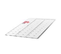 Wiltec Rampa di carico ripiegabile in 3 Portata fino a 340kg/pezzo 172 cm Pedana antiscivolo