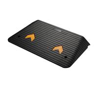 Wiltec Rampa in gomma per marciapiede e soglia 901,7x533,4x88,9 mm max 50 t con elementi riflettenti