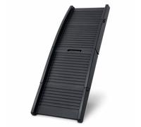 Wiltec Rampa per cani 155 x 40 cm 50 kg ripiegabile in 3 parti, pedana antiscivolo per cane, ausilio di salita pieghevole in PP per auto, SUV e pick-up