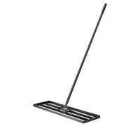 Wiltec Rastrello livellatore in alluminio 75 x 25 cm per sabbiatura prati