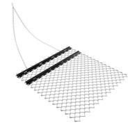 Wiltec Rete livellatrice per quad trattorino 155x123,5x5,5 cm Erpice prato per livellare terreno
