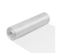 Wiltec Rete metallica per recinzione, voliere, gabbie, rete zincata 1,1 x 2,1 m, maglia quadrata da 6,3 mm, in acciaio zincato, resistente alle intemperie