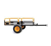 Wiltec Rimorchio ribaltabile per trattorino 450kg 210x120x70 cm, con laterali rimovibili