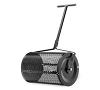 Wiltec Rullo spargiterriccio e spandicompost 75 l, 110x64x40 cm, gabbia a rete