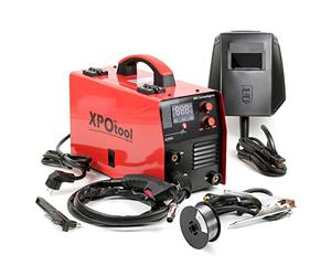 Wiltec Saldatrice inverter iGBT per saldatura MIG/MMA con filo pieno ed elettrodi