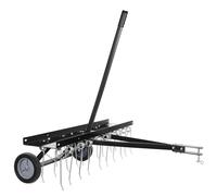 Wiltec Scarificatore a molle per trattorini larghezza di lavoro 100 cm per