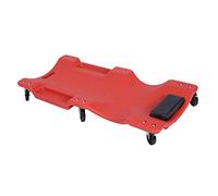 Sdraio da officina 103x50x10cm Lettino da meccanico Poggiatesta rimovibile Porta-attrezzi Max 180kg